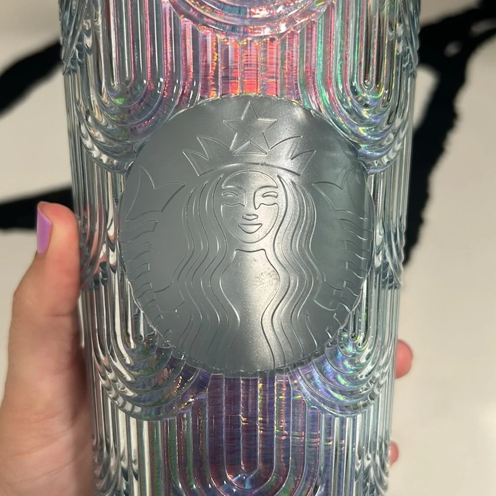 NWT Starbucks Spring 2022 Iridescent Mermaid Scales Tumbler